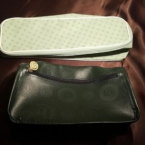 NEW - COSMETIC CASE & POUF